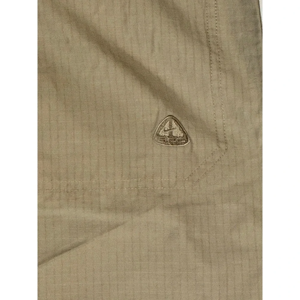 Vintage Nike ACG Y2K Khaki Ripstop Cargo Pants Mens Large Tan Gorpcore Hiking